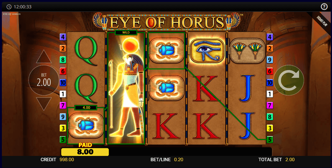 Eye of Horus Slot Free Spin