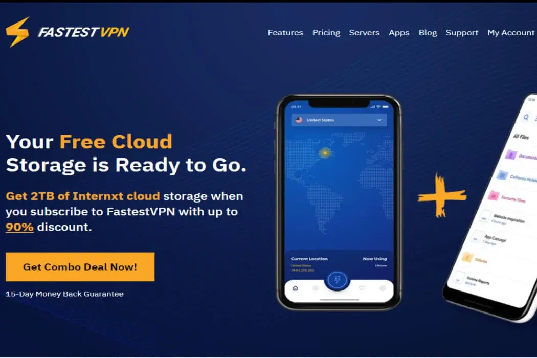 FastestVPN Website Screenshot