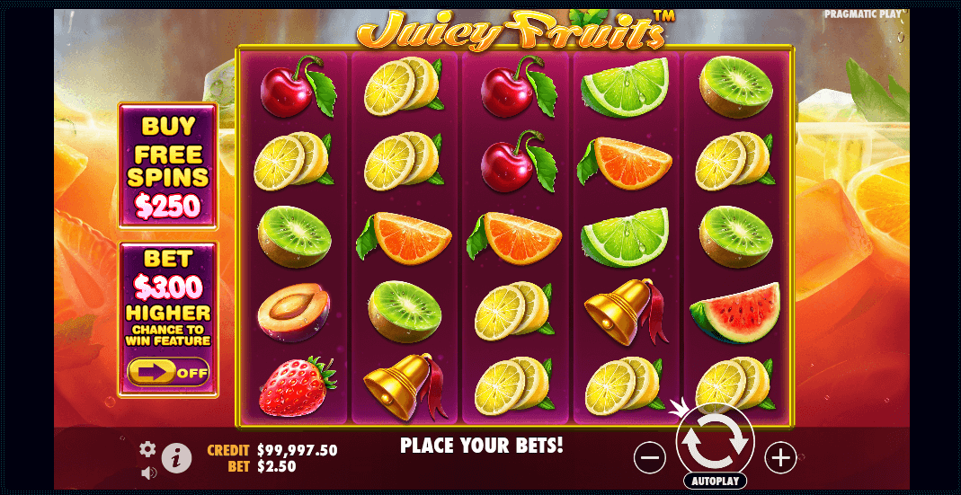 Juicy Fruits Free Spin