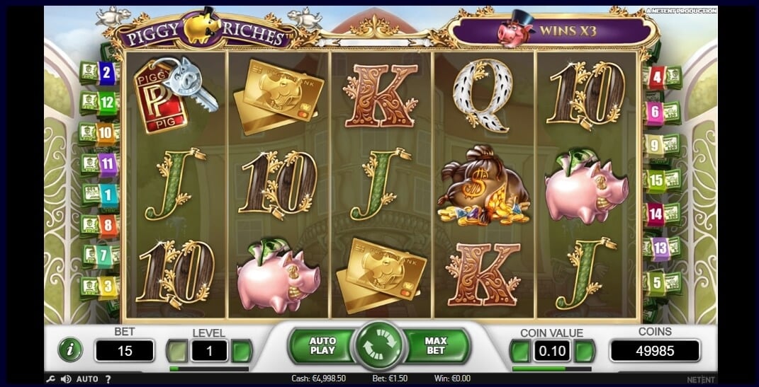 Piggy Riches Free Spin