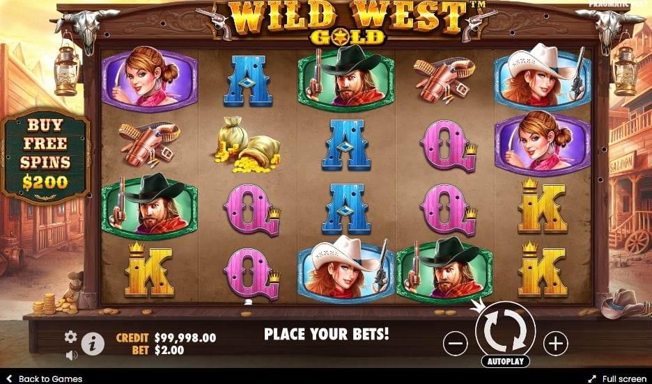 Wild West Gold Free Spins